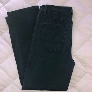 1822 Denim Forest Green Straight Leg Jeans